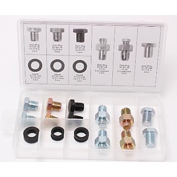 Forsage Набор маслосливных пробок с шайбами, 27пр., , пластиковом органайзере F-01Z0253