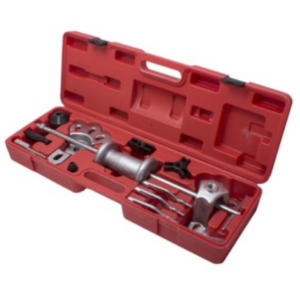 Forsage Молоток обратный для съема подшипников в наборе со сменными лапами и адаптерами 17пр., в кейсе F-04B1027