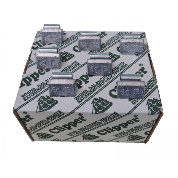 Грузики балансировочные для литых дисков 15 гр. CLIPPER 0 (НАБОР 100 ШТ.) 315