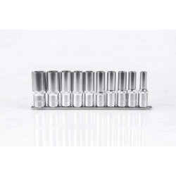 Licota TBS-23006 Набор глубоких торцевых головок 1/2" 12 гр. 3/8"-15/16" 10пр. на линейке