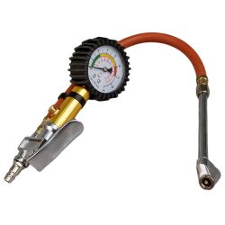 Пистолет для подкачки шин с манометром и наконечником STG-04, Partner