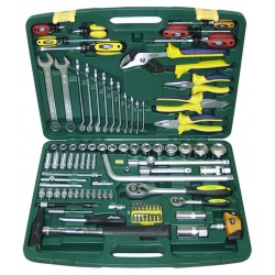 НАБОР ИНСТРУМЕНТА 111 ПР. AIST 4093110 (СТАР. 40B3110D) (1/4+1/2", SL-ГР., 4-32ММ)