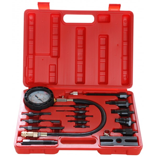 Компрессометр дизельный 0-1000PSI и 0-70атм с адаптерами для всех дизелей в мире MHR-A1020B