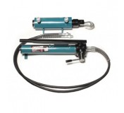 F-0200-4 Forsage Комплект гидравлического оборудования прямого и обратного действия 40т (насос, цилиндр + 2 сменных крюка) (объем масла - 1.2л, давление - 630 bar )