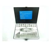 F-M050-3 Forsage Набор метчиков и плашек 50пр. (метрич + дюйм.)в метал.кейсе