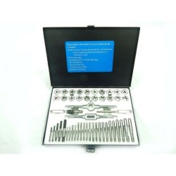 F-M050-3 Forsage Набор метчиков и плашек 50пр. (метрич + дюйм.)в метал.кейсе