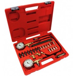 Forsage F-04B4026 Тестер давления в тормозных и гидравлических системах универсальный с комплектом адаптеров, в кейсе