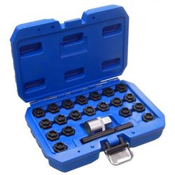 Набор насадок  для секретных колесных болтов BMW, 22пр.(размерный номер 41-60), в кейсе ROCK FORCE RF-302822 