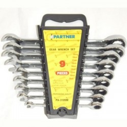 PARTNER PA-3111M НАБОР КЛЮЧЕЙ КОМБИНИРОВАННЫХ ТРЕЩОТОЧНЫХ 11 ПР. 8,10,11,12,13,14,15,16,17,18,19ММ