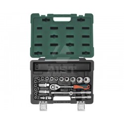 Master  408122-M  Набор инструмента 22 предмета, (1/2", 6-гранный, 8-32мм), в пластиковом кейсе