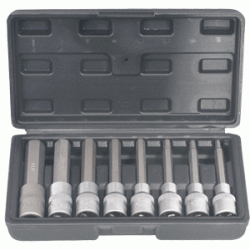 Набор головок 1/2 вставка Шестигр 8пр в кейсе (5-17мм L=100mm) АвтоDело 39400