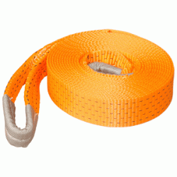 Трос буксир-ный АвтоDело 10 т. (лента 6м, петля-петля) 44510