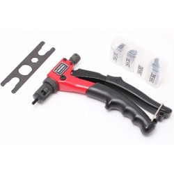 Forsage F-01J0117 Заклепочник ручной резьбовой (L - 210мм, резьбовые адаптеры - м3, м4, м5, м6,)