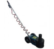 F-TRA30-2ML Forsage Домкрат подкатной пневмогидравлический двухштоковый с переставной рукояткой 30т/15т (высота подхвата - 170мм, высота подъема: 30т - 363мм, 15т - 428мм