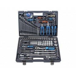 Набор инструмента 1/4" и 1/2" 6гр. 143пр в кейсе LICOTA ALK-8009F