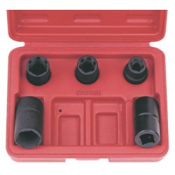 Набор глубоких спец головок для скругленного крепежа LICOTA ATF-5070