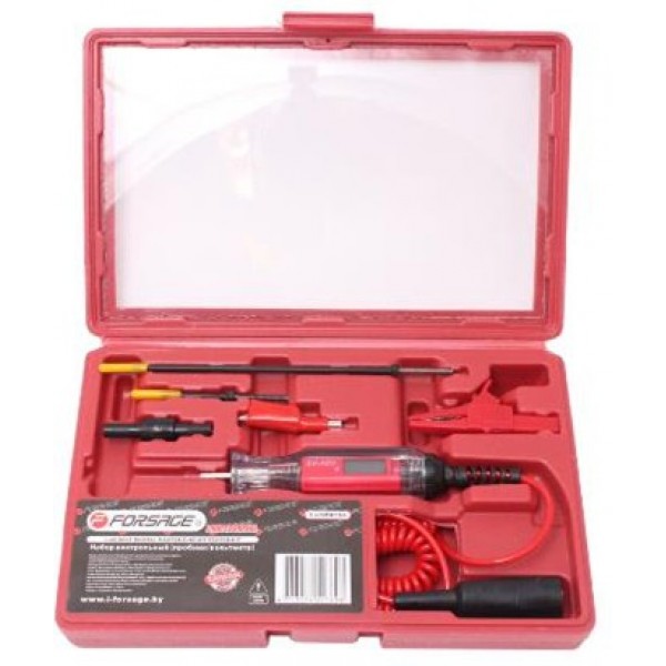 Forsage Пробник/вольтметр в комплекте с аксессуарами 6-48V  (длина провода - 3,5 метра), в пластиковом кейсе F-01M0124