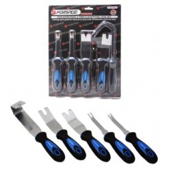 F-04C1022 Forsage Набор приспособлений для демонтажа молдингов и внутренней обшивки салона 5пр., в блистере