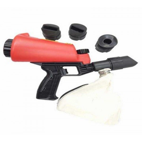 Пескоструйный пистолет Forsage  со встроенной емкостью для песка 1л и резиновыми насадками (4шт) F-HSB-I