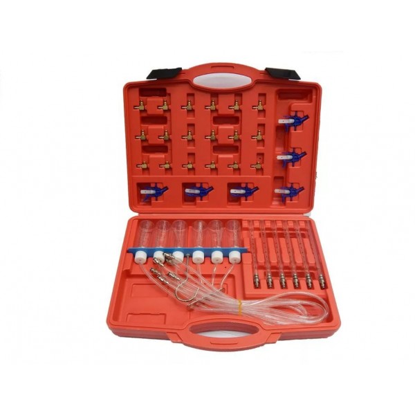 Forsage  Тестер обратки  дизельных форсунок системы Common Raill с комплектом адаптеров, в кейсе F-04A3024