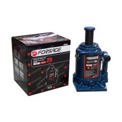 F-T92007 Forsage Домкрат бутылочный 20т низкий  с клапаном (h min 190мм, h max 335мм)с дополнительным ремкомплектом