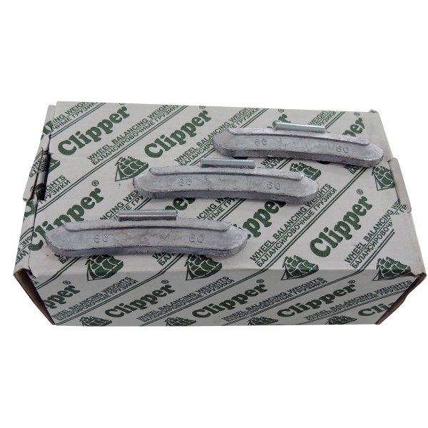 Грузик балансировочный для стального диска 60 гр. CLIPPER 0 (НАБОР 50 ШТ.) 260