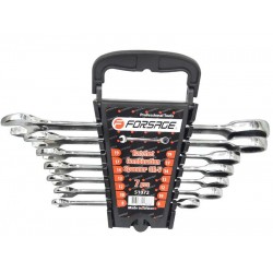 Forsage 51072 Набор ключей комбинированных трещоточных 7 предметов (8,10,12,13,14,17,19мм)
