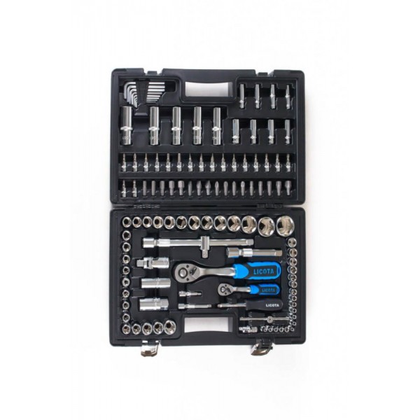 Набор инструмента 1/4" и 1/2" 6гр. 113пр LICOTA ALK-8011F