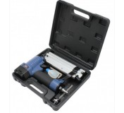 F-03F0017 Forsage Степлер пневматический 2в1 в комплекте со сменным бойком  (штифт: L 10-50мм; скоба: crown-5.8мм, L 10-50мм), в кейсе