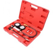 F-04A1020 Forsage Тестер утечки в цилиндрах с набором адаптеров, 4пр. (0-7 bar, М12х1.25, М14х1.25), в кейсе