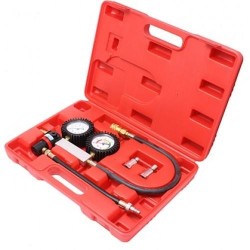 F-04A1020 Forsage Тестер утечки в цилиндрах с набором адаптеров, 4пр. (0-7 bar, М12х1.25, М14х1.25), в кейсе