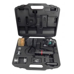 Пневмозачистная машинка угловая многофункциональная Forsage RF-6903K-N(F-SM-6903K-N) 3500об/мин с комплектом насадок, в кейсе (потребление 110л/мин)