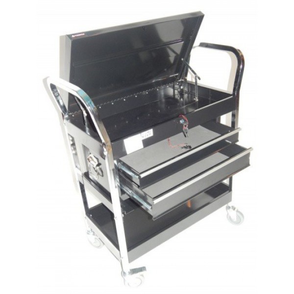 Тележка инструментальная Forsage  , 2 выдвижных полки TC321A