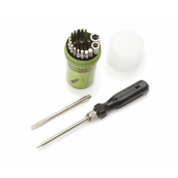 Отвертка цанговая с вставками 18 предм. 110 мм ДЕЛО ТЕХНИКИ 708180