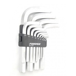 F-5137 Forsage Набор ключей 6-гранных Г-образных 13пр. (2, 2.5, 3-8, 10, 12, 14, 17, 19мм)в пластиковом держателе