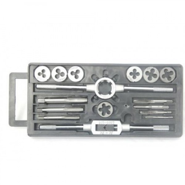 Forsage Набор метчиков и плашек 16пр. (метрич.)в пластиковом кейсе F-PD016-1