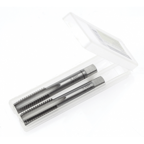 Коплект метчиков ручных 2 шт, HSS4341, M14*1.25 мм ДЕЛО ТЕХНИКИ 220144