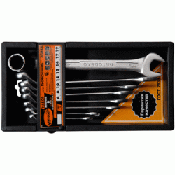 Набор комб. 75` коленчатых ключей АвтоDело Professional 8шт.(холдер) 36127