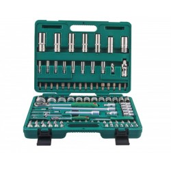 S04H52494S Набор торцевых головок 1/4"DR 4-14 мм и  1/2"DR 10-32 мм, 94 предмета