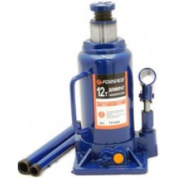 F-T91204 Forsage Домкрат бутылочный 12т с клапаном (h min 210мм, h max 395мм)