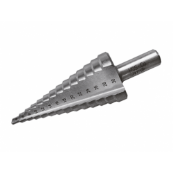 Сверло ступенчатое по металлу Р6М5К5, Ø 4,0-20,0 мм, 9 ступ. ДЕЛО ТЕХНИКИ 216204