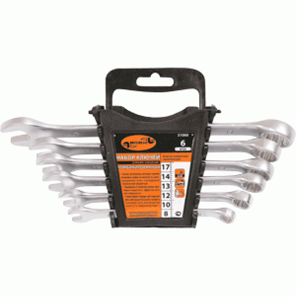 Набор комбинир.ключей АвтоDело 6шт.(холдер) 31060