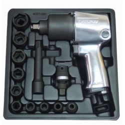 1/2" Пневмогайковерт Forsage F-ST-5548-12  813Нм с комплектом головок 12 предметов (10,12,13,14,17,19,22,24,27мм)