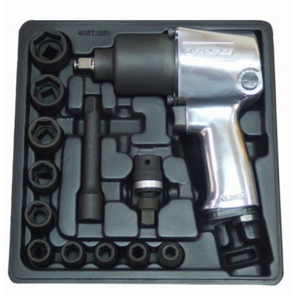 1/2" Пневмогайковерт Forsage   813Нм с комплектом головок 12 предметов (10,12,13,14,17,19,22,24,27мм) F-ST-5548-12