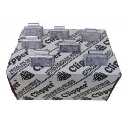 Грузики балансировочные для литых дисков 20 гр. CLIPPER 0320 (НАБОР 100 ШТ.)