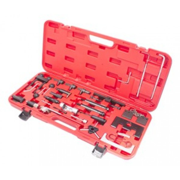 Forsage  Набор фиксаторов для двигателей VAG (Petrol - 1.2, 1.4, 1.6, 1.8, 2.0L; Disel - 1.2, 1.4, 1.9, 2.0 TDI PD; 1.7, 1.9 D TD) 36пр., в кейсе F-04A2016