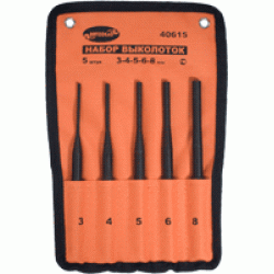 Набор выколоток 5шт.(3-8мм.в сумке) (АвтоDело) 40615