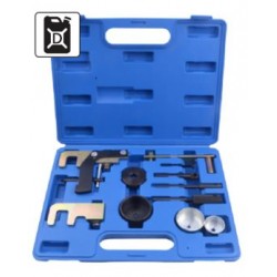 Набор фиксаторов для обслуживания двигателей Renault, Nissan, Opel (1.5, 1.9, 2.2, 2.5DCI) 12пр., в кейсе ROCK FORCE RF-911G5 