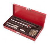 F-04A6007 Forsge Набор приспособлений и футорок для восстановления свечной резьбы 26пр., в металлическом кейсе